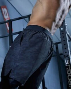 TYR Hydrosphere™ Men's Unlined 9" Unbroken Shorts - Blackout Camo -TYR Sales Store MUSNUB3A 001 alt10