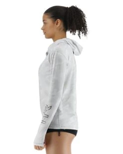 TYR SunDefense™ Women's Vented Hooded Shirt - Camohex -TYR Sales Store PLHCAX7A 990 alt03