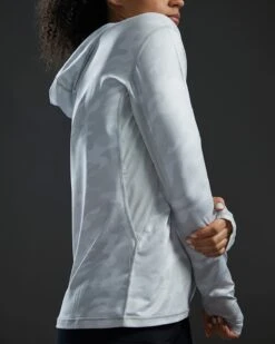 TYR SunDefense™ Women's Vented Hooded Shirt - Camohex -TYR Sales Store PLHCAX7A 990 alt08