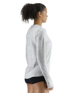 TYR SunDefense™ Women's Vented Long Sleeve Crew Shirt - Camohex -TYR Sales Store PLSCAX7A 990 alt05