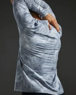 TYR SunDefense™ Men's Vented Long Sleeve Crew Shirt - Turbulent -TYR Sales Store PMLSTU7A 988 alt09