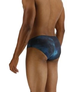 TYR Durafast Elite® Men's Brief Swimsuit - Cosmic Night -TYR Sales Store RCMN7A 978 alt04