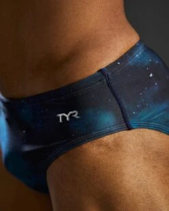 TYR Durafast Elite® Men's Brief Swimsuit - Cosmic Night -TYR Sales Store RCMN7A 978 alt07