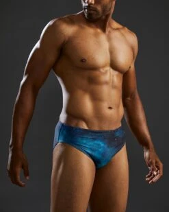 TYR Durafast Elite® Men's Brief Swimsuit - Cosmic Night -TYR Sales Store RCMN7A 978 alt09