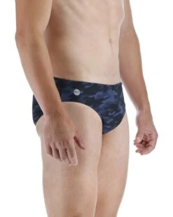 TYR Durafast Elite® Men's Brief Swimsuit - Midnight Camo -TYR Sales Store RMCM7A 401 alt06