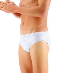 TYR Durafast Elite® Men's Brief Swimsuit - Whiteout Camo -TYR Sales Store RWCM7A 100 alt04