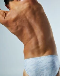 TYR Durafast Elite® Men's Brief Swimsuit - Whiteout Camo -TYR Sales Store RWCM7A 100 alt10