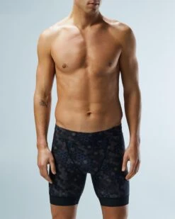 TYR Durafast Elite® Men's Workout Jammer Swimsuit - Carbon Hex -TYR Sales Store SFCHX7A 100 alt07