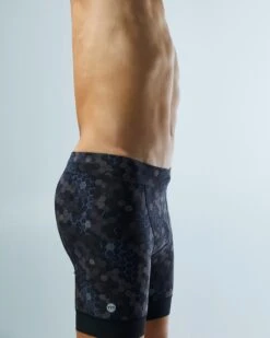 TYR Durafast Elite® Men's Workout Jammer Swimsuit - Carbon Hex -TYR Sales Store SFCHX7A 100 alt08