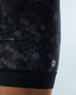 TYR Durafast Elite® Men's Workout Jammer Swimsuit - Carbon Hex -TYR Sales Store SFCHX7A 100 alt09