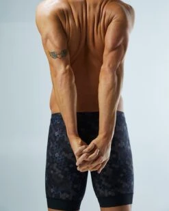 TYR Durafast Elite® Men's Workout Jammer Swimsuit - Carbon Hex -TYR Sales Store SFCHX7A 100 alt10