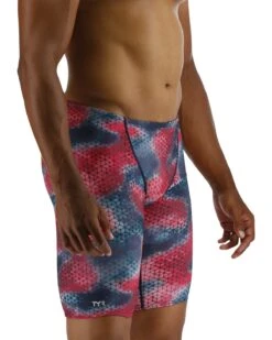 TYR Durafast Elite® Men's Jammer Swimsuit - Starhex -TYR Sales Store SSHX7A 611 alt06