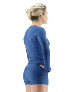 TYR Women's Belize Long Sleeve Rashguard - Solid -TYR Sales Store SWFNL7A 139 alt05