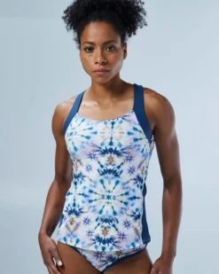 TYR Women's Lola Tank - Pressed Flowers -TYR Sales Store TLOPFL7A 960 alt07
