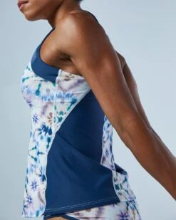 TYR Women's Lola Tank - Pressed Flowers -TYR Sales Store TLOPFL7A 960 alt08