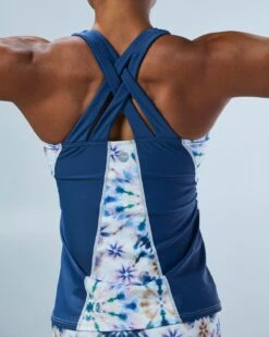 TYR Women's Lola Tank - Pressed Flowers -TYR Sales Store TLOPFL7A 960 alt10