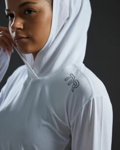 TYR SunDefense™ Women's Vented Hooded Shirt - Solid -TYR Sales Store TSFPLH7A 100 alt10