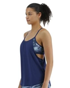 TYR Women's Shea 2-in-1 Tank - Shale -TYR Sales Store TSHSHA7A 461 alt03