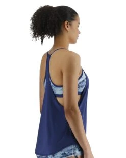 TYR Women's Shea 2-in-1 Tank - Shale -TYR Sales Store TSHSHA7A 461 alt05