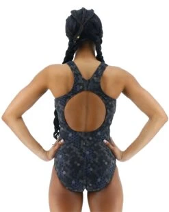 TYR Durafast Elite® Women's Max Splice Controlfit Swimsuit - Carbon Hex -TYR Sales Store TSPCHX7A 001 main02