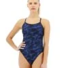 TYR Durafast Elite® Women's Trinityfit Swimsuit - Midnight Camo -TYR Sales Store TTMCM7A 401 main01