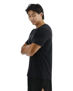 TYR UltraSoft Men's Big Logo Tri-Blend Tech Tee -TYR Sales Store USSTMC3A 001 alt03