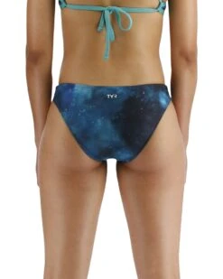 TYR Durafast Elite® Women's Classic Full Coverage Bikini Bottom - Cosmic Night -TYR Sales Store bcmn7a 978 main02