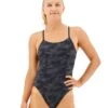 TYR Durafast One® Women's Cutoutfit Swimsuit - Blackout Camo -TYR Sales Store cbca7a 022 main01