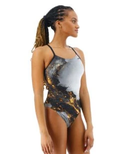 TYR Durafast Elite® Women's Cutoutfit Swimsuit - Pyrite -TYR Sales Store cpyr7a 751 alt05