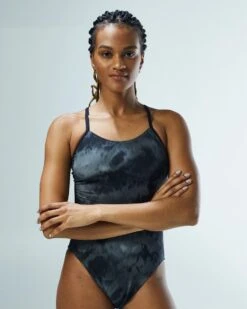 TYR Durafast Elite® Women's Cutoutfit Swimsuit - Turbulent -TYR Sales Store ctur7a 927 alt07 7