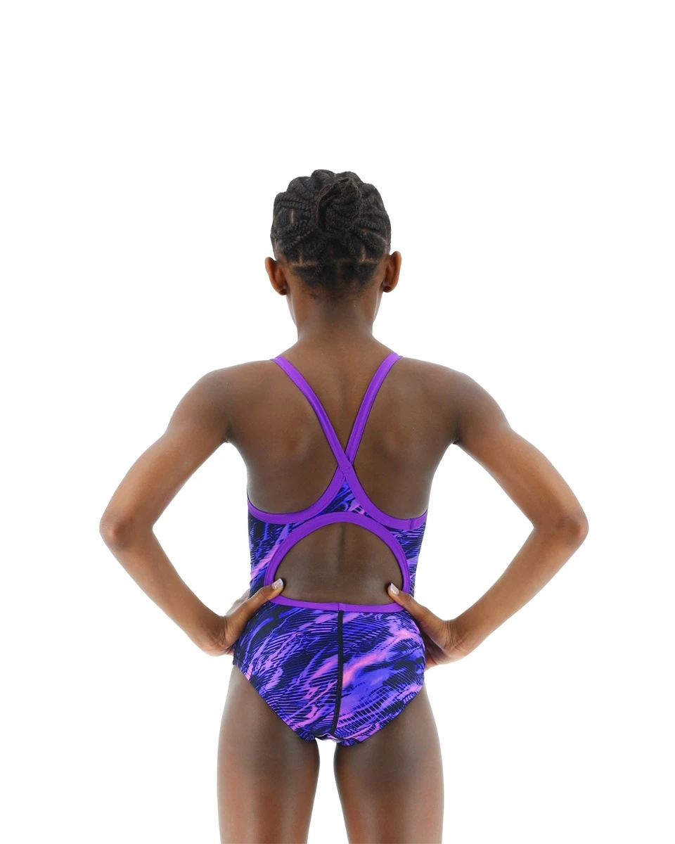 TYR Durafast Lite® Girls' Diamondfit Swimsuit - Cadence 4 TYR Durafast Lite® Girls' Diamondfit Swimsuit - Cadence - Image 2