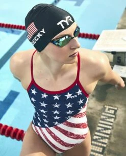 TYR Durafast One® Women’s Diamondfit Swimsuit - Star Spangled -TYR Sales Store dhgr7a 636