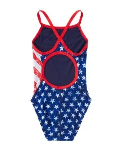 TYR Durafast One® Girl’s Diamondfit Swimsuit - Star Spangled