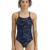 TYR Durafast Elite® Women's Diamondfit Swimsuit - Midnight Camo -TYR Sales Store dmcm7a 401 main01