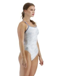 TYR Durafast Elite® Women's Diamondfit Swimsuit - Whiteout Camo -TYR Sales Store dwcm7a 100 alt06