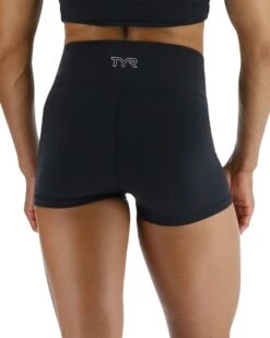 TYR Joule Elite™ Women's High-Waisted 2" Short - Solid -TYR Sales Store fetso3a 001 main02