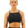 TYR Base Kinetic™ Women's High Neck Sports Bra - Blackout Camo -TYR Sales Store fghbc3a 001 main01