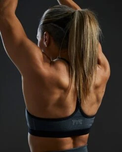 TYR Base Kinetic™ Women's V-Neck Sports Bra - Solid -TYR Sales Store fgvso3a 255 alt10