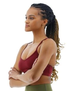 TYR Base Kinetic™ Women's V-Neck Sports Bra - Solid -TYR Sales Store fgvso3a 934 alt06 5