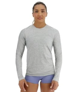 TYR Airtec™ Women's Long Sleeve Tee - Solid -TYR Sales Store fptlso3a 254 main01