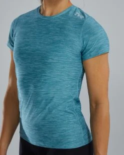 TYR Airtec™ Women's Short Sleeve Tee - Solid -TYR Sales Store fptso3a 971 alt06