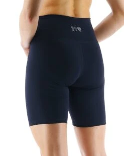 TYR Base Kinetic™ Women's High-Rise 8" Short - Solid -TYR Sales Store ftehss3 001 alt04 1