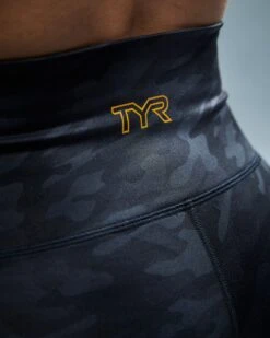 TYR Base Kinetic™ Women's High-Rise 2" Shorts - Blackout Camo -TYR Sales Store ftmrsb3a 001 alt08