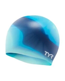 TYR Youth Silicone Swim Cap - Tie Dye