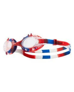 TYR Kids' Swimple Goggles - Tie Dye Spikes