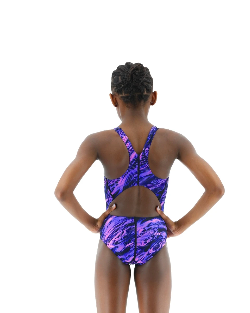 TYR Durafast Lite® Girls' Maxfit Swimsuit - Cadence 4 TYR Durafast Lite® Girls' Maxfit Swimsuit - Cadence - Image 2