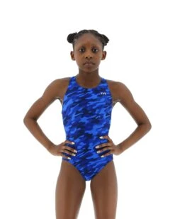 TYR Durafast Elite® Girls' Maxfit Swimsuit - Camo
