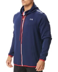 TYR Men's Alliance Podium Full Zip Hoodie