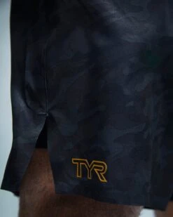 TYR Hydrosphere™ Men's Lined 7" Unbroken Shorts - Blackout Camo -TYR Sales Store muslbc3a 001 alt08