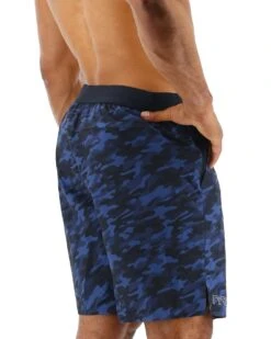 TYR Hydrosphere™ Men's Lined 9" Unbroken Shorts - Midnight Camo -TYR Sales Store musnlm3a 401 alt05